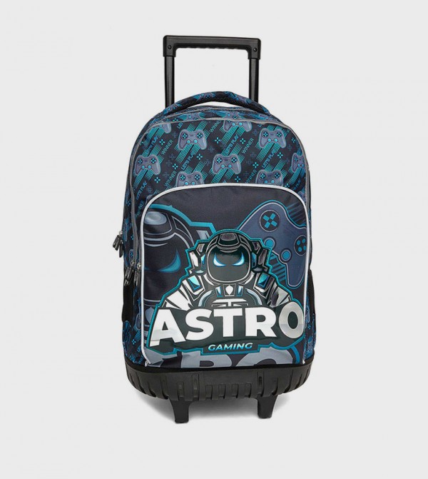 Printed Trolley Backpack