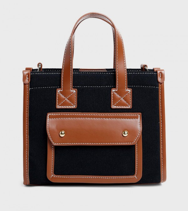 Color Block Mini Tote Bag