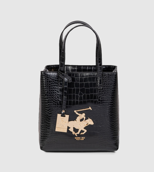Croc Textured Tote Bag