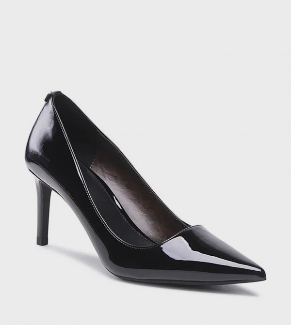 Glossy Pointed Toe Pumps