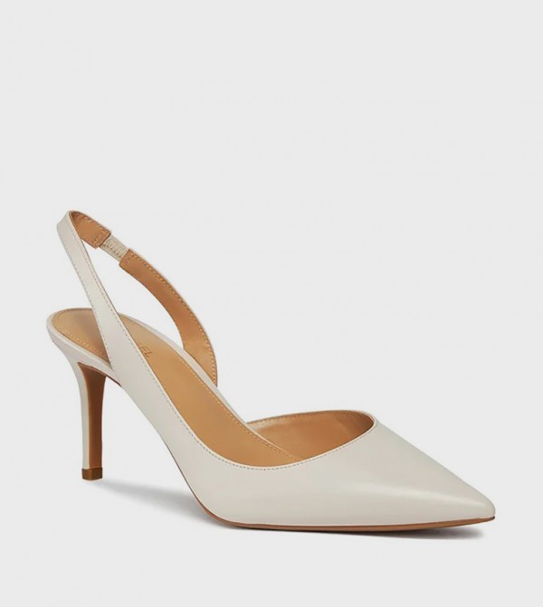 Solid Slingback Pumps