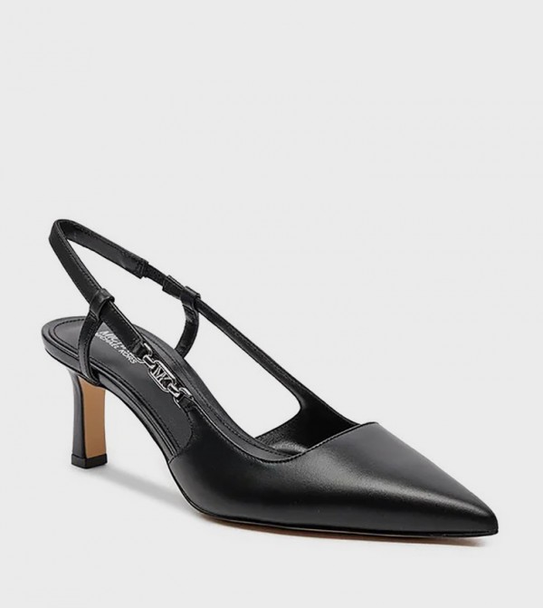 Logo Detail Slingback Pumps
