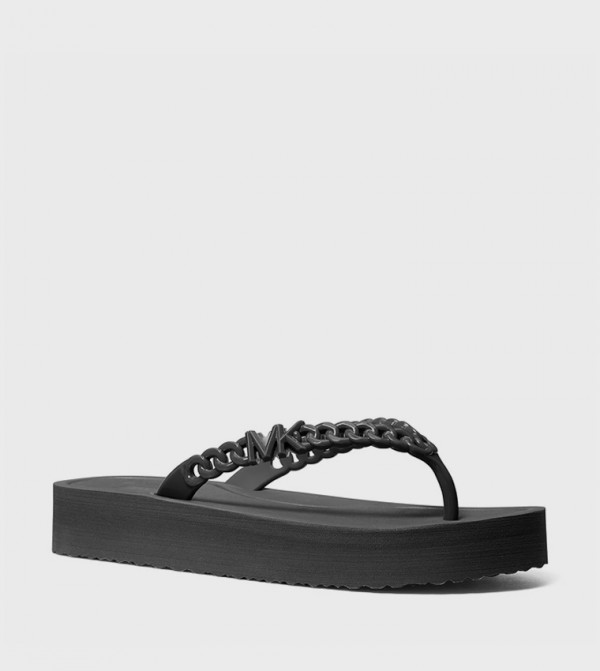 Logo Detail Flatform Flip-Flops