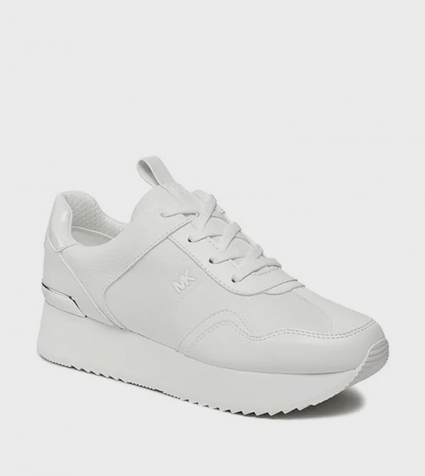 Logo Detail Platform Slip-On Shoes