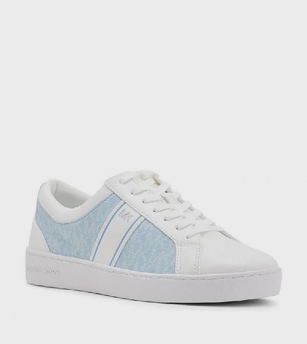 Color Block Lace-Up Sneakers