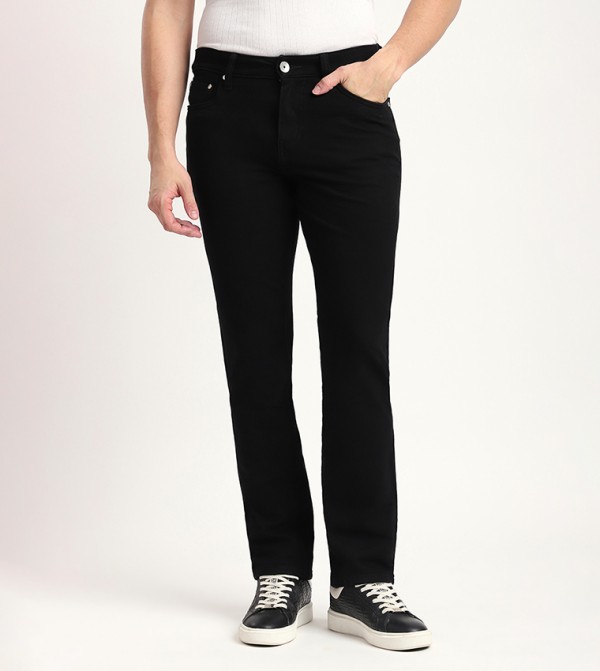 Washed Mid Rise Slim Fit Jeans