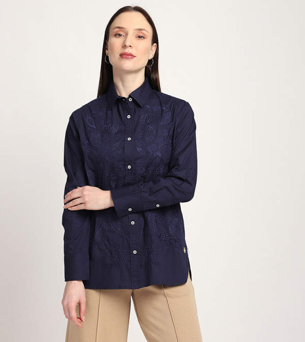 Embroidered Woven Shirt