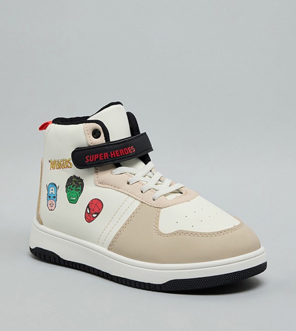 Color Block High Top Sneakers