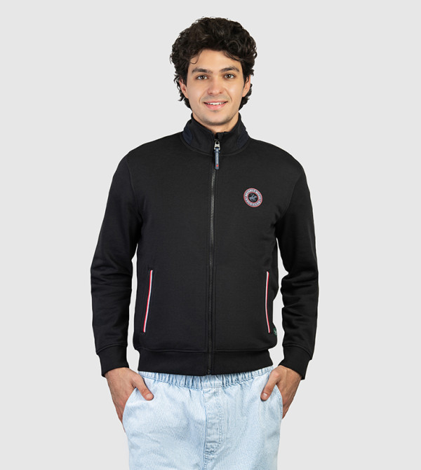 Logo Printed Zip-Through Jacket