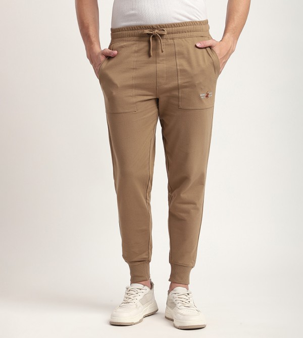 Drawstring Waist Slim Fit Joggers