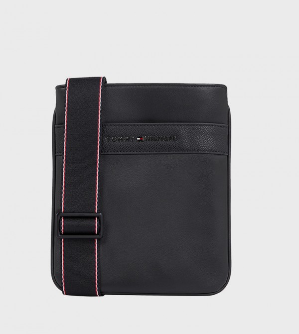 Logo Detail Reporter Bag