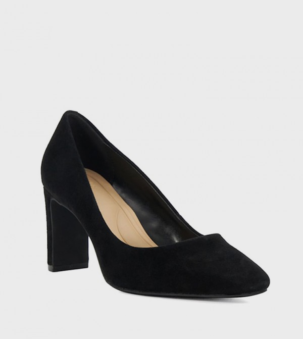 ARRIVING Solid Block Heel Pumps
