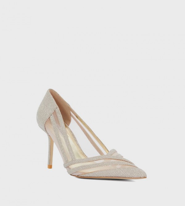AXIS Glitter Heel Pumps