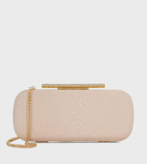 BODY Croc Textured Clutch Bag