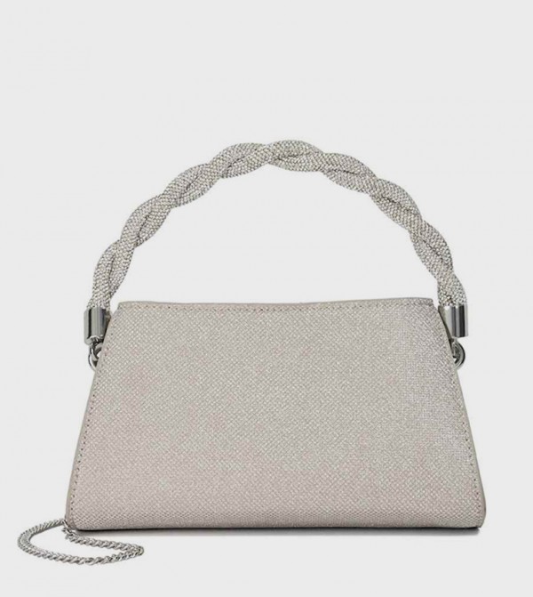 Embellished Top-Handle Bag