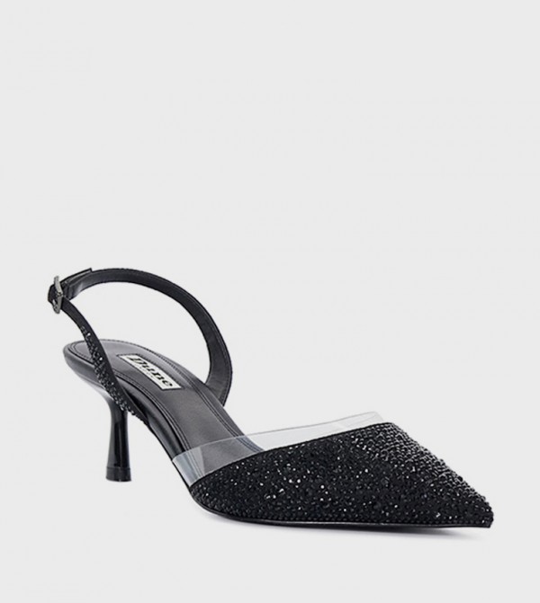 CASSIDY Embellished Slingback Pumps
