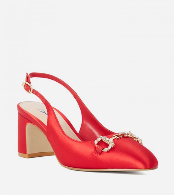 CHOICE Embellished Slingback Pumps