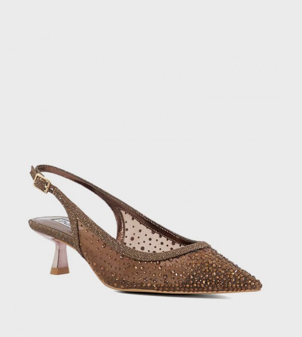 CIANA Embellished Slingback Pumps