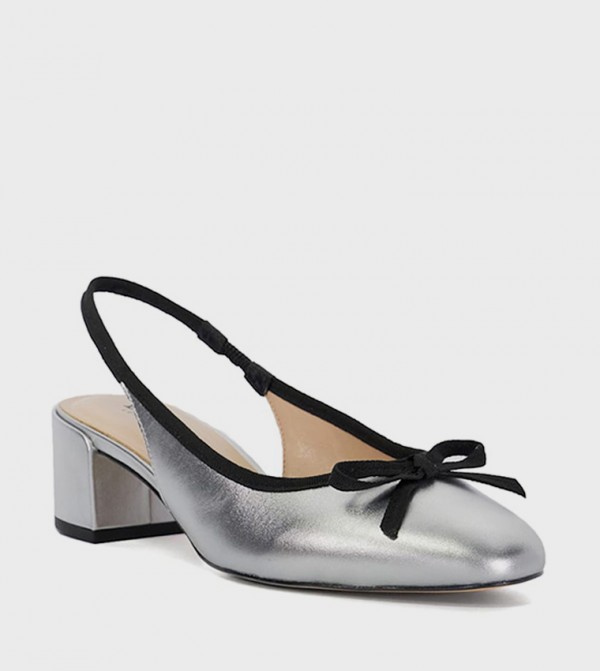 CLASSY Metallic Slingback Pumps