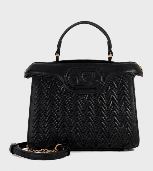 Braided Top-Handle Bag