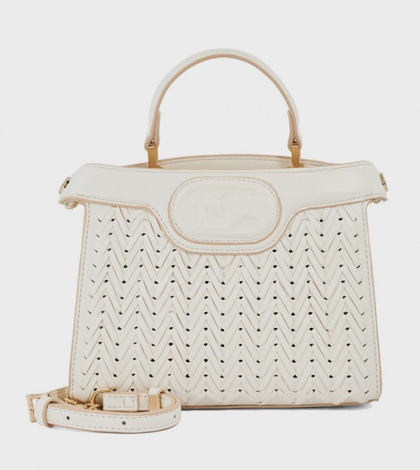 Braided Top-Handle Bag