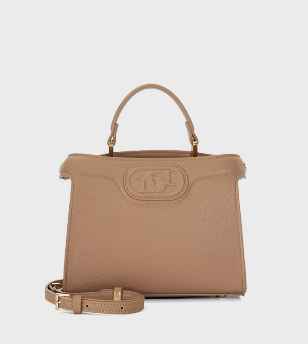 DAILY Logo Embossed Handheld Bag
