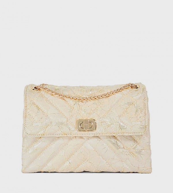 DALAS Quilted Flap Shoulder Bag