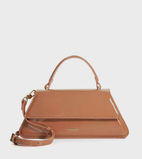 DALIA Logo Detail Top Handle Bag