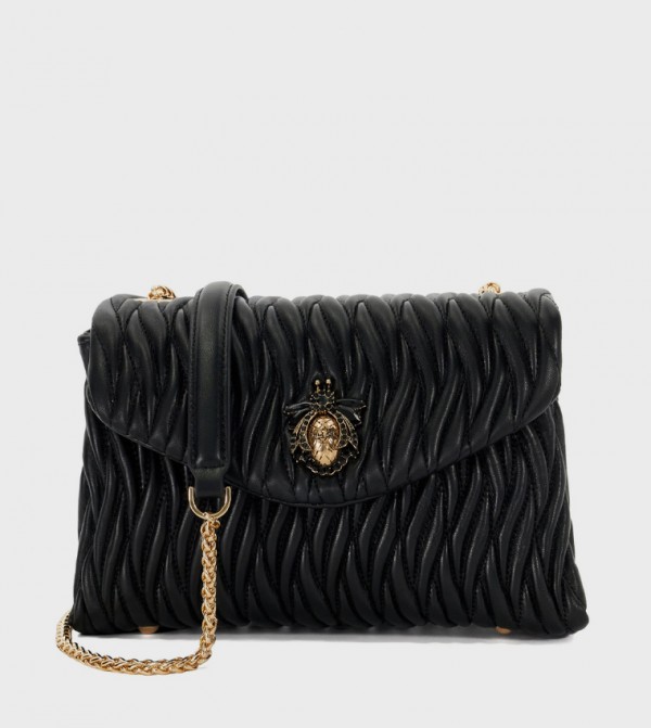 DARLING Quilted Flap Crossbody Bag