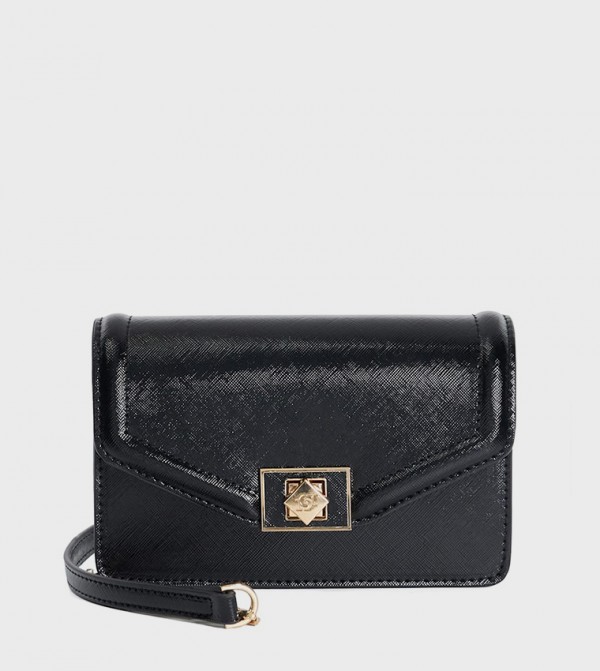 DASSIA Textured Convertible Clutch Bag