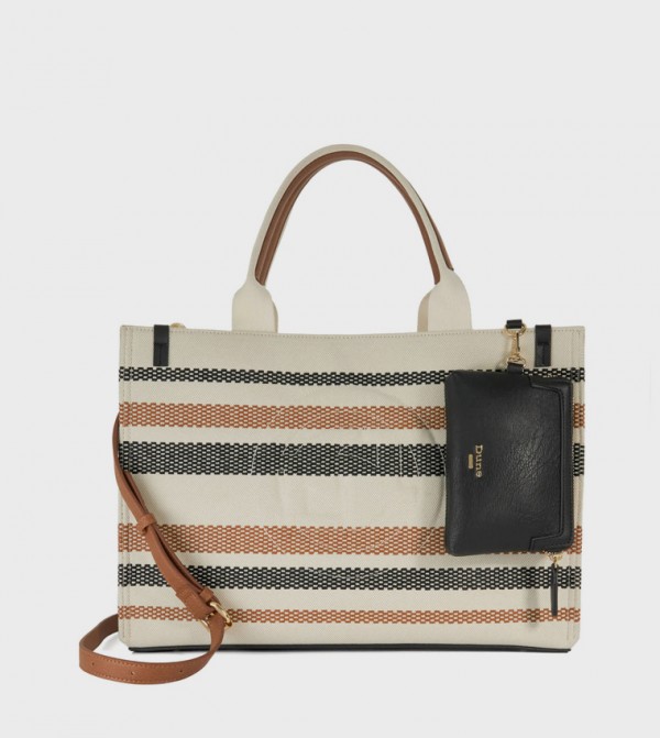 DELTRA Patterned Tote Bag