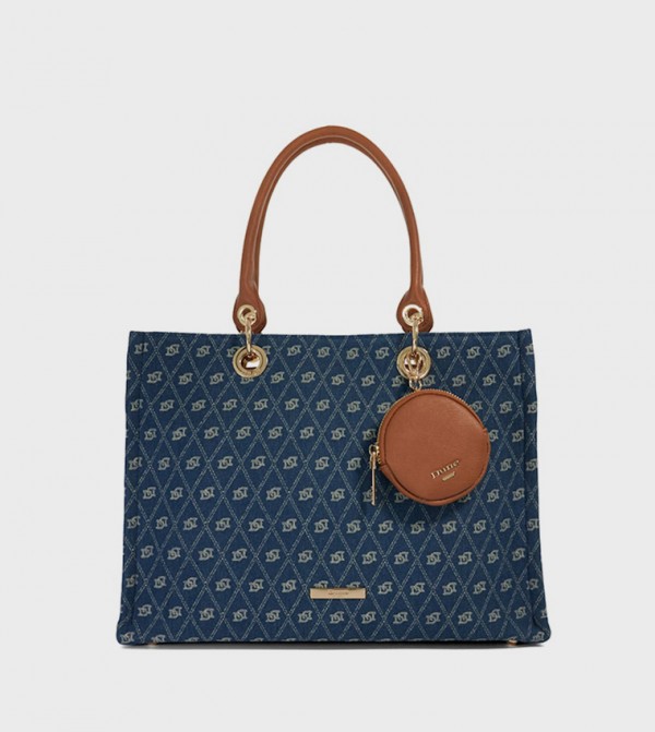 DOXSTON Patterned Tote Bag with Coin Pouch