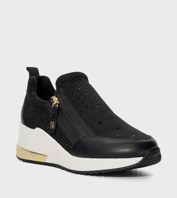 EDZELL Embellished Wedge Sneakers