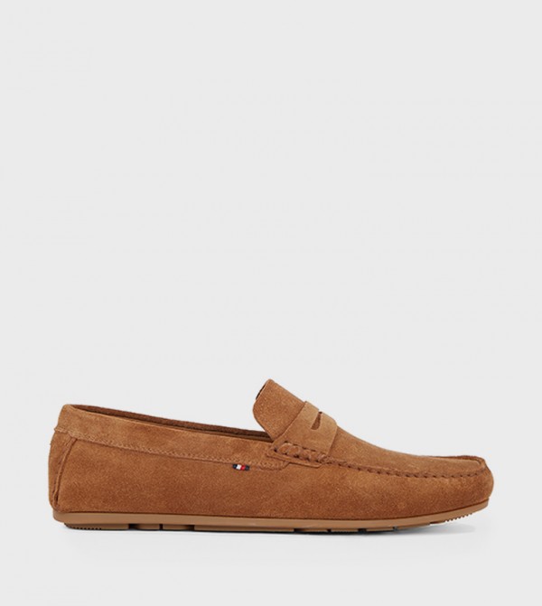 Solid Suede Moccasins