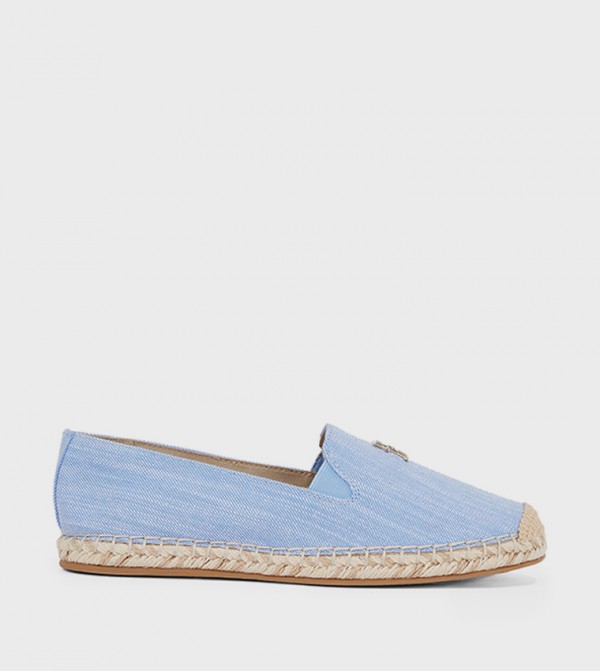 Logo Detail Chambray Espadrilles