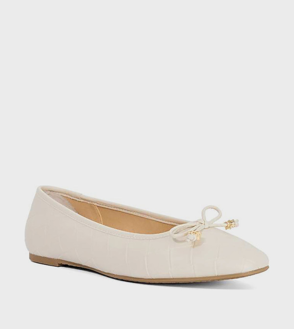 HAMPERS Bow Detail Ballerinas