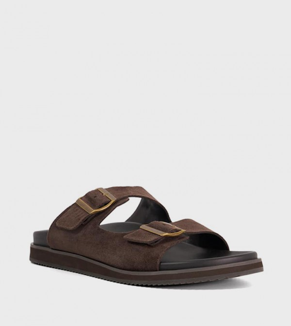 IDEA Solid Double Strap Sandals