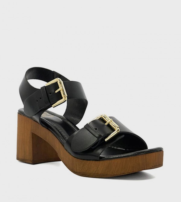 JULES Ankle Strap Block Heel Sandals