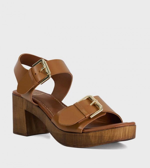 JULES Ankle Strap Block Heel Sandals