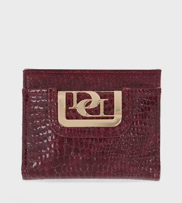 KEHLANI Logo Detail Bi-Fold Wallet