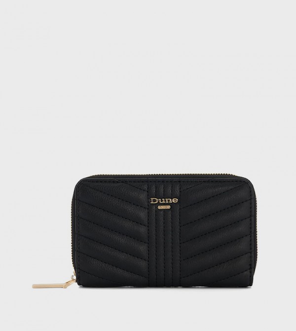 KIANO Quilted Zip-Around Wallet