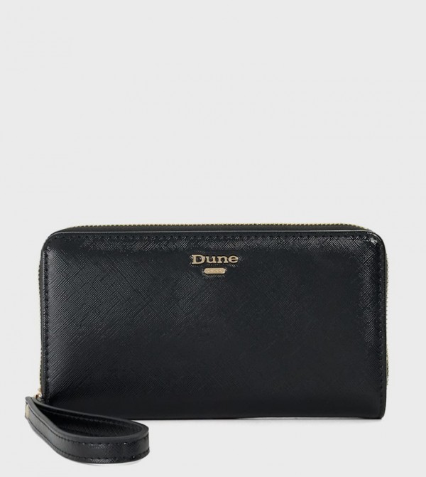 KRISSIS Textured Zip-Around Wristlet 
