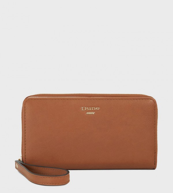 KRISSIS Textured Zip-Around Wristlet 