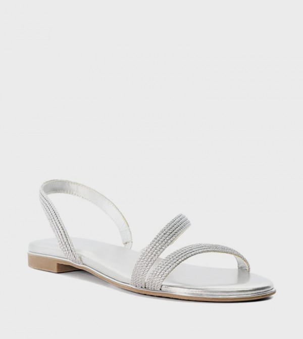 LISTENS Open Toe Flat Sandals