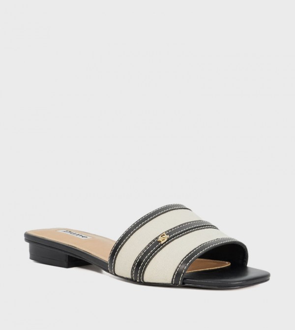 LORENZO Color Block Flat Sandals
