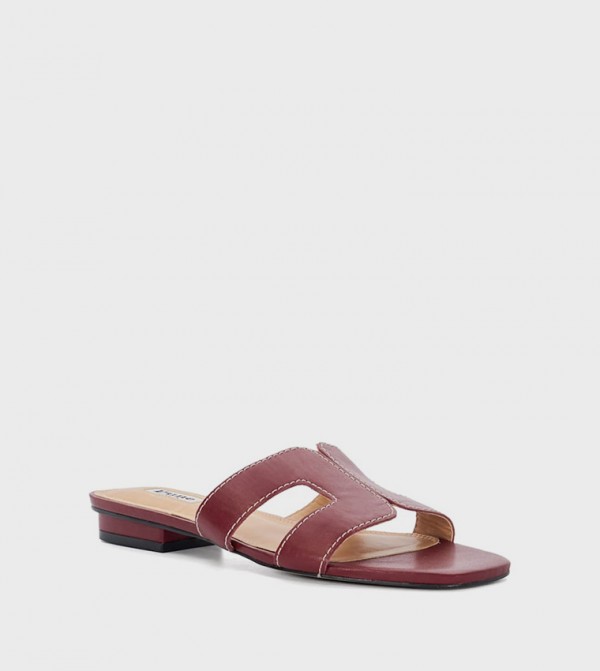 LOUPE DI Open Toe Flat Sandals