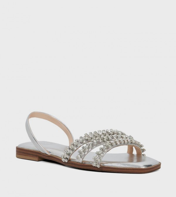 LUCA Embellished Flat Sandals