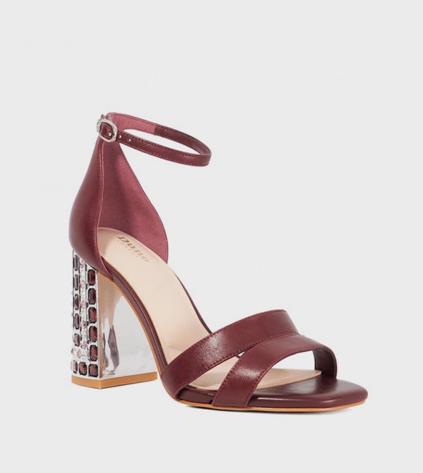 MAJESTICAL Embellished Heel Sandals