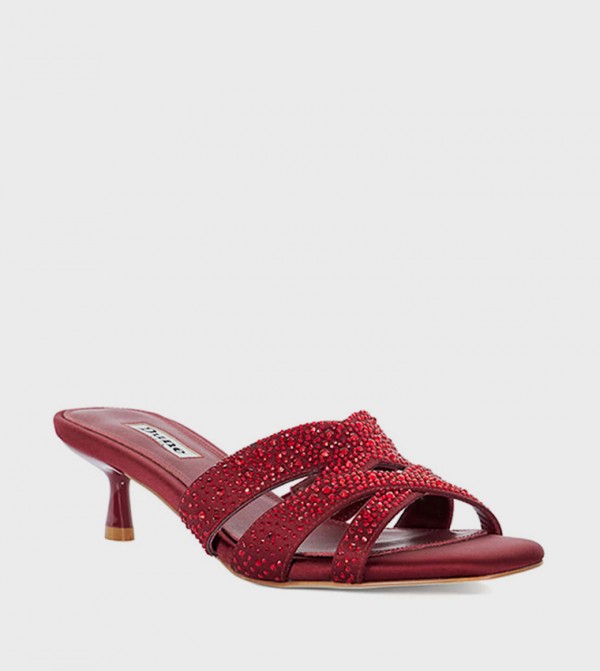 MALANI Embellished Heel Sandals