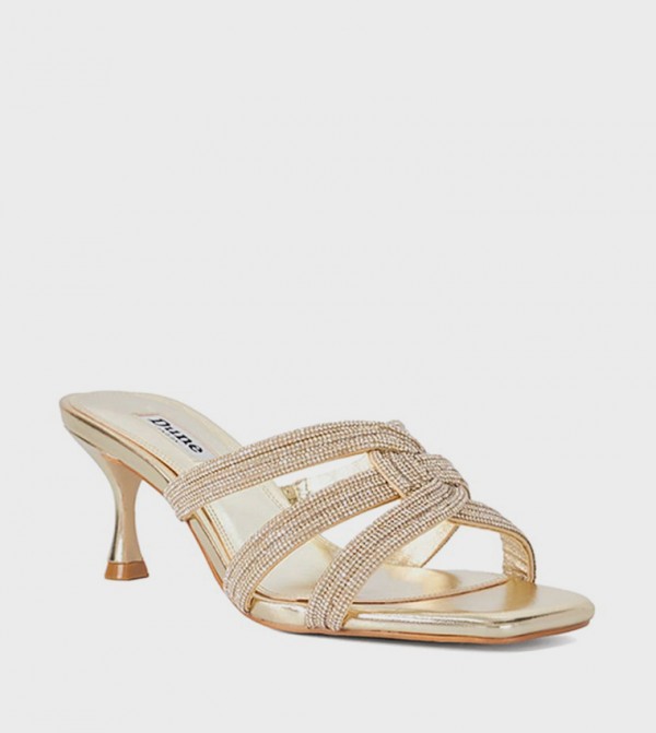 MARLOT Embellished Heel Sandals
